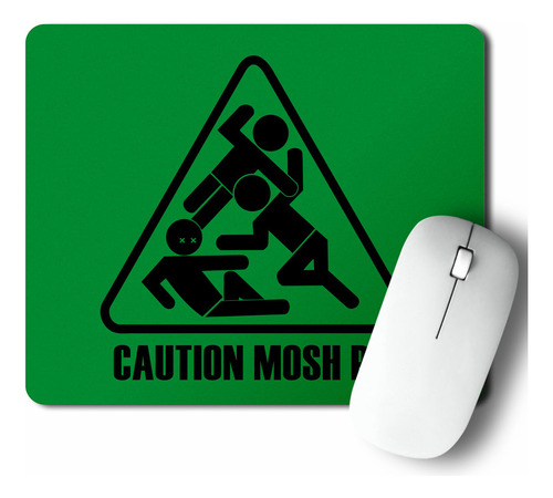 Mouse Pad Caution Mosh Pit (d0583 Boleto.store)