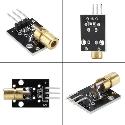 . 10 Piezas De Sensor Láser Módulo Ky-008 Arduino Raspberry