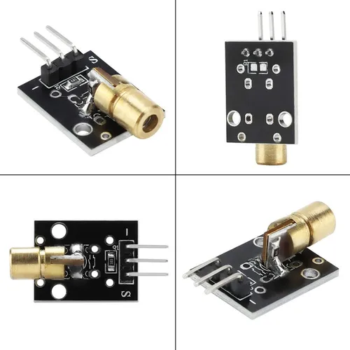 . 10 Piezas De Sensor Láser Módulo Ky-008 Arduino Raspberry