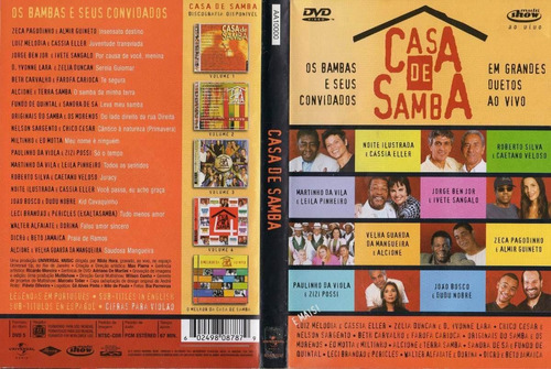 Dvd Lacrado Casa De Samba Grandes Duetos Ao Vivo Multishow