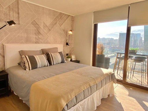 Arriendo Depto Semiamoblado De 2 Dorm. En Las Condes