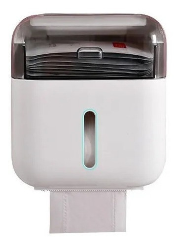 Dispensador Porta Rollo Papel Higienico Baño Con Cajonera