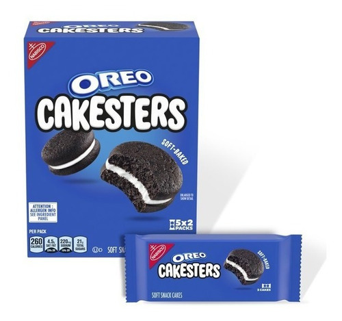 Galletas Oreo Cakestes Soft Baked 10pz 285g Americanas