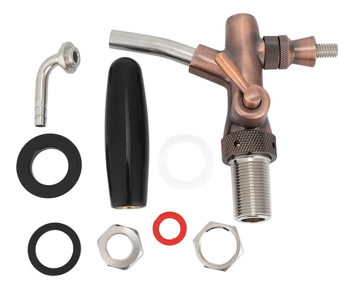 Torneira De Cerveja G5/8 Thread Adjustable Tap Color Bronze