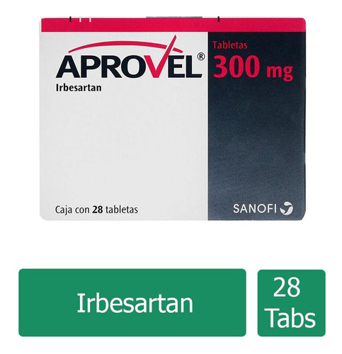 Aprovel 300 Mg Caja Con 28 Tabletas