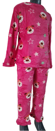 Conjunto Pijama Polar Niña Calientita Afelpada De 2 Píezas