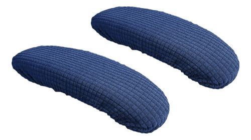1 Par De Fundas Para Apoyabrazos De Azul Los 25-33cm Azul