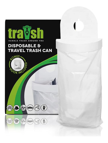 Travsh Bolsa Basura S Para Coche Cocina Patio Desechabl 2 10