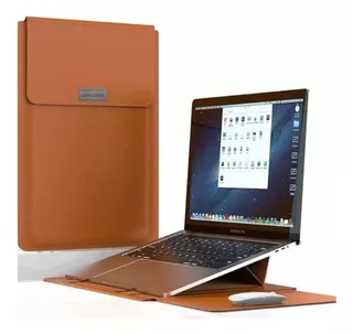 Case Funda Premium Cuero Stand Macbook Pro Air 13 M1 iPad 14