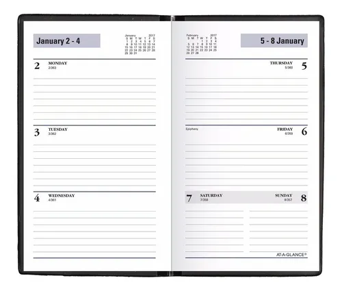 Funda Agenda Semanal Planificador Bolsillo Reponible Caba (Usado)