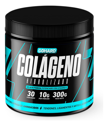 Colageno Hidrolizado Gohard 300gr Alta Pureza 