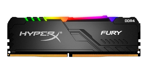 Memoria RAM Fury DDR4 gamer color negro 8GB 1 HyperX HX432C16FB3/8