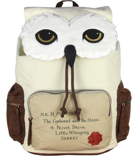 Bioworld Harry Potter Mochila Hedwig Owl Hogwarts Carta Moch