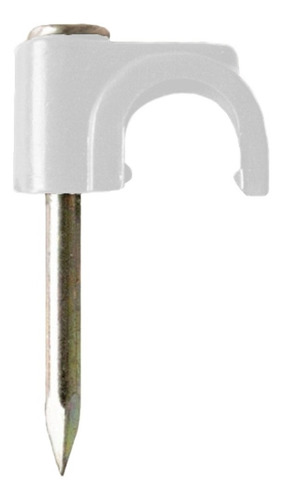 Imagen 1 de 3 de 100u Grampas P/ Pared Sujeta Cables Coaxil Utp Taller U Otro