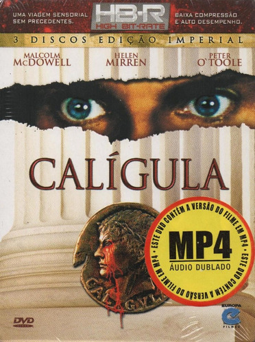 Calígula - Dvd Triplo - Malcolm Mcdowell - Ed. Imperial Hb-r