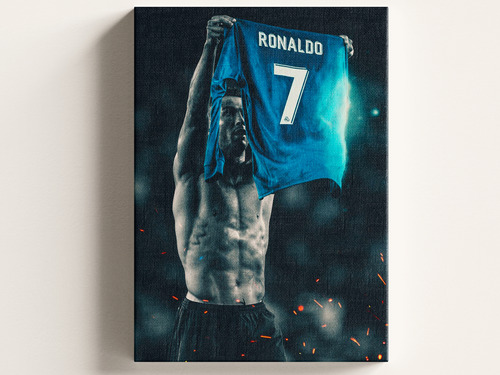 Cuadro Canva Cr7 Goat 60x40 (matte/glossy)