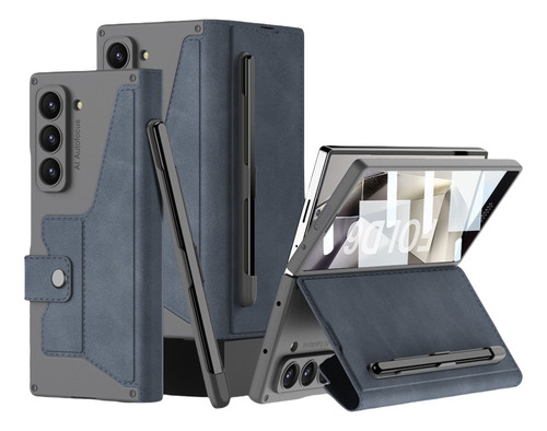 Adecuado Para Samsung Zfold6 Carcasa Película Todo En Uno