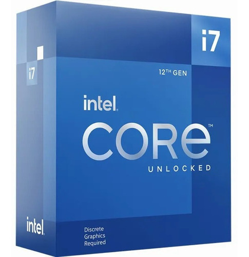 Processador Intel Core i7-12700KF 3,6/5 GHz 25 MB Lga1700 de 10 nm