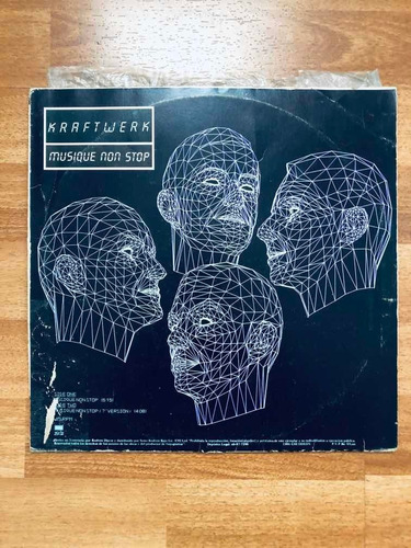 Kraftwerk Musique Non Stop Vinilo 1986