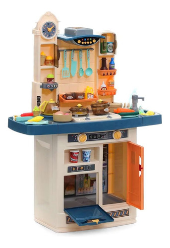 Cocina Cocinita Infantil Luz, Sonido Y Agua 54 Piezas