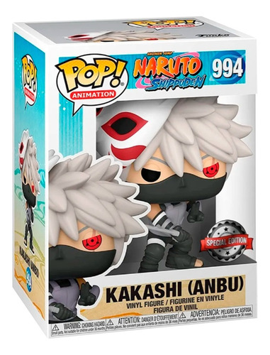 Imagen 3 de 3 de Funko Pop! Kakashi Anbu 53697 De La Coleccion Naruto Shippuden Figura De Accion #994