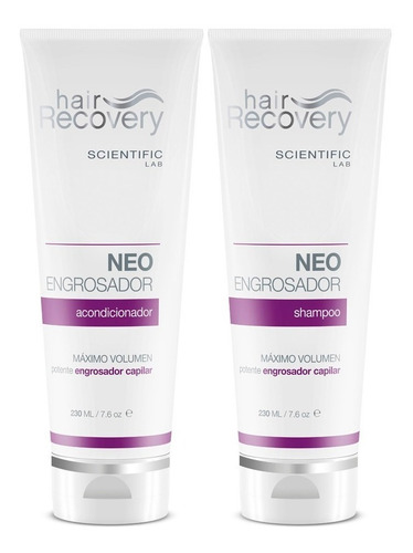 Imagen 1 de 1 de Shampoo Y Acondicionador Neo Engrosador De Hair Recovery