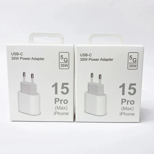 Fonte Turbo Carregador 35w P/ iPhone 15 15pro 15pro Max