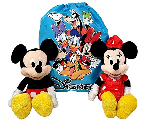 Peluche Mickey And Minnie Mouse 2-pack En Bolsa De La Honda