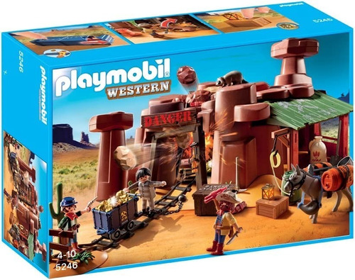 Playmobil: Western Goldmine Mina De Oro #5246 Nueva En Stock