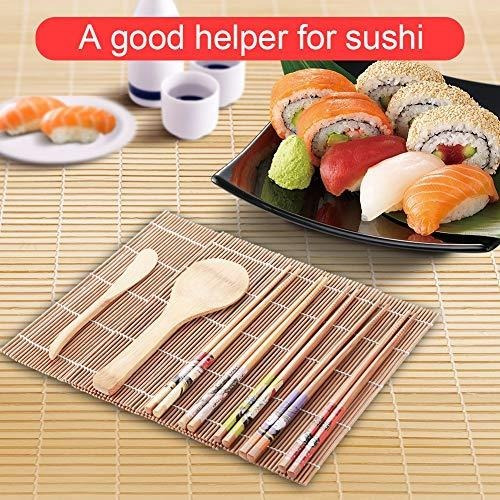 Kit De Fabricacion De Sushi Set 9 Piezas-esteras De Sushi Pa