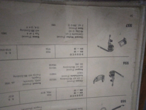 Platino Distribuidor Chenard Walker Dyna Simca  Doduco 557