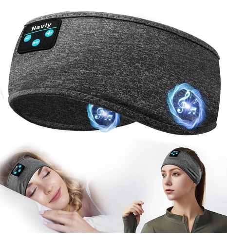 Navly - Auriculares Bluetooth Para Dormir Con Diadema Para D