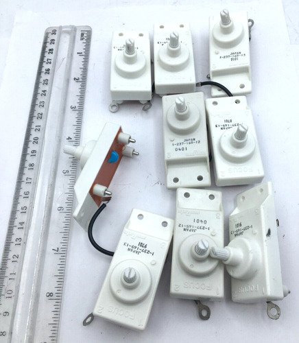 Sony Lot Of 9, Focus Button Murata, 1-237-165-13 Vintag Aac