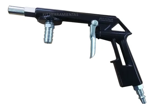 Pistola de lavado aire agua con valvula sales
