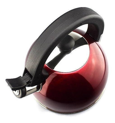 Tetera 2 Lts Acero Inoxidable Rojo Magefesa Sabal Rojo