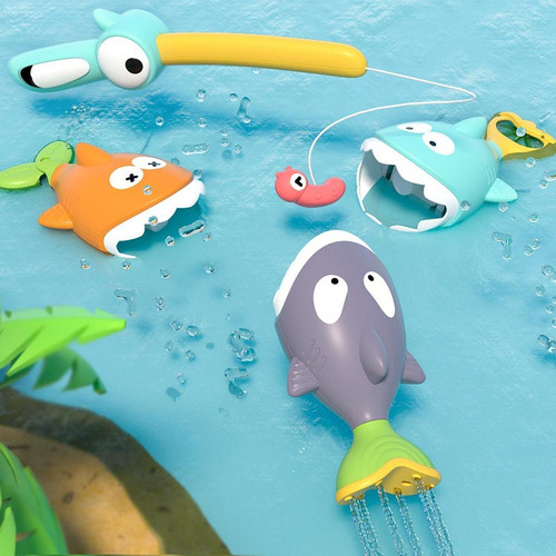 Juego De Pesca De Juguete De Baño Hora De La Bañera Para