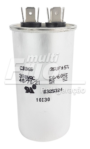 Capacitor Permanente Ar Condicionado 35uf 380v