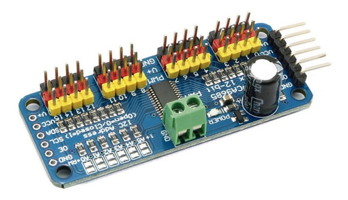 Pca9685 Módulo Controlador De Servos 16 Canales