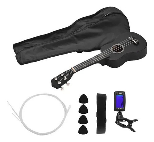 Kit De Ukelele Soprano Acústico De 21 Pulgadas, Regalo Para