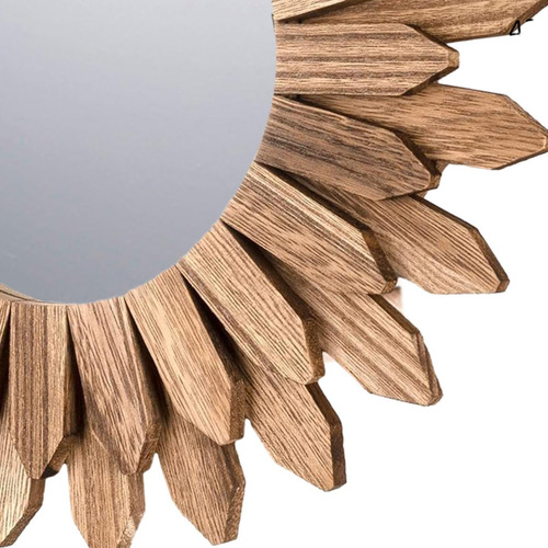Espejo De Pared Redondo De Madera Para Maquillaje, Para