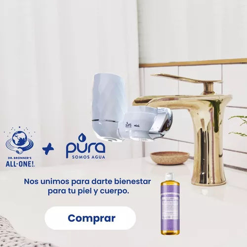 Repuesto Núcleo Interno Filtro Purificador Agua Pura Mini Color Blanco