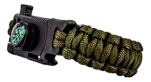 Pulsera Táctica Paracord Camping Y Supervivencia Con Navaja