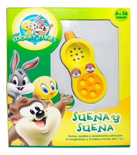 Sonajeros Looney Tunes Sopla Suena Y Marca El Telefono Orig