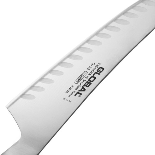 Imagen 3 de 3 de Cuchillo Medio Golpe Santoku 18cm Global G-83 Japones Vlc