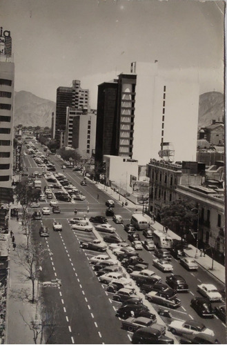 Antigua Postal De Avenida Tacna Peru  1962 (ff1