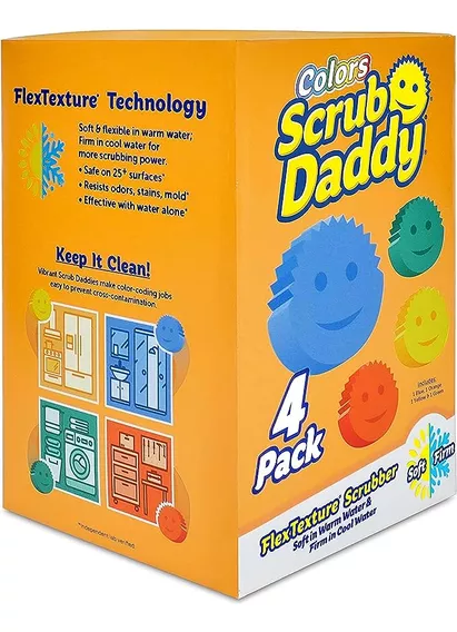 Esponjas Scrub Daddy Multiuso (4 Unidades)