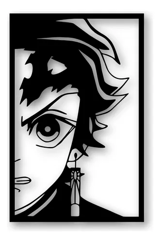 comprar Cuadro Demon Slayer Kamado Tanjiro Calado Memo Estampados