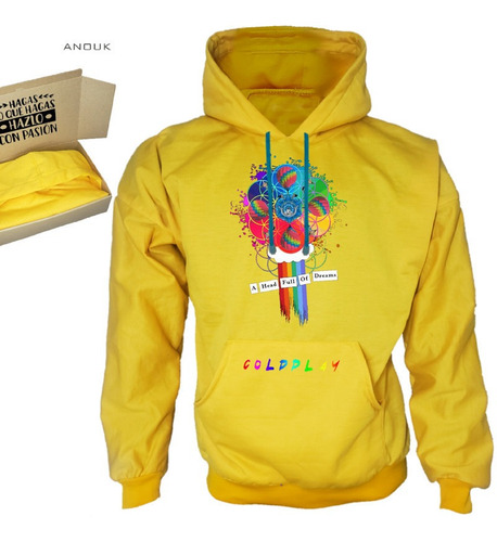 Imagen 5 de 10 de Buzo Hoodie Personalizado Saco Coldplay Estampado Unisex R2