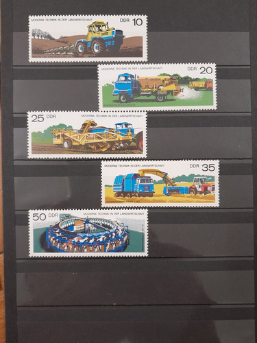 Estampillas Alemian Ddr Serie Completa 1977 Nuevas Mnh