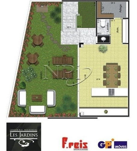 Imagem 10 de 11 de Condominio Residencial Les Jardins - Casa Em Condominio Fechado Na Cidade Jardim | Npi Imoveis - V-1310